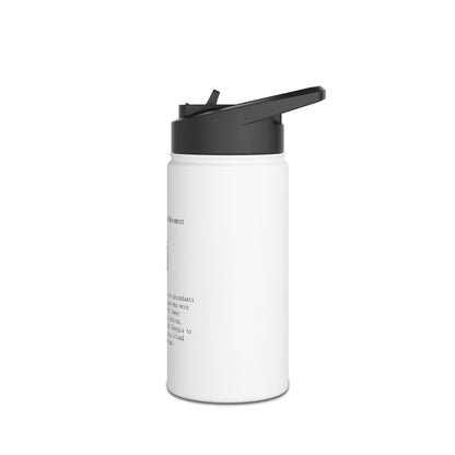 Stainless Steel Water Bottle, Standard Lid